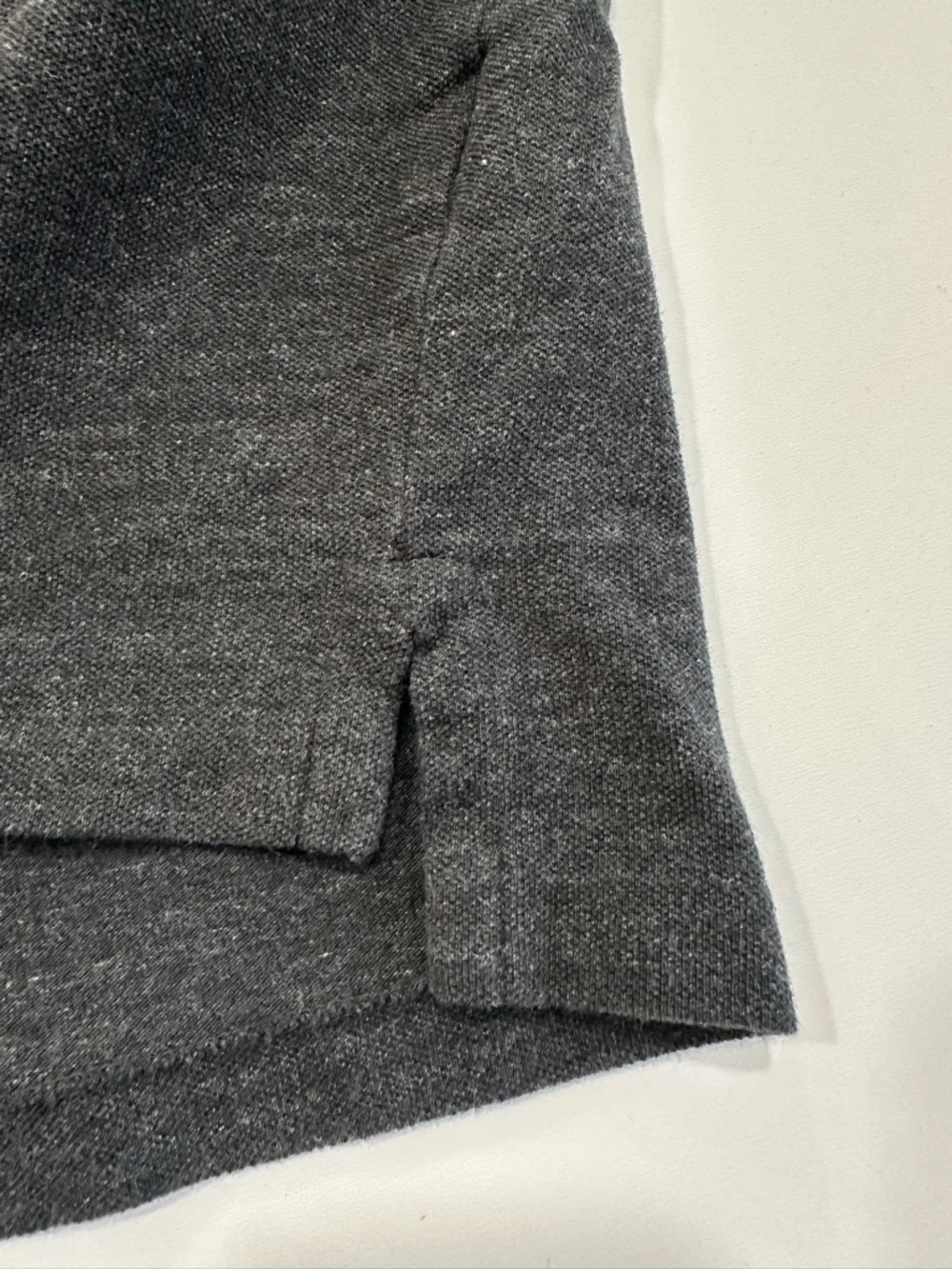 POLO Ralph Lauren Classic Fit 100% Cotton Dark Gray Mens Polo Large Soft Preppy